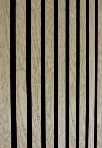 Ribipaneel akustiline must vilt nat. tamme spoon 600x2400mm pilt