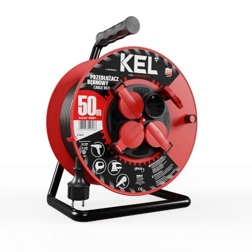 Kaablitrummel Plastrol Pro H05RR-F 3G1,5 16A IP44 50m pilt