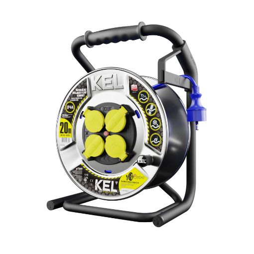 Kaablitrummel Plastrol Heavy Line H07BQ-F 3G1,5 16A IP44 20m pilt