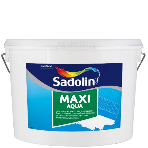 Viimistluspahtel niiskuskindel Sadolin Maxi Aqua hall 10l pilt