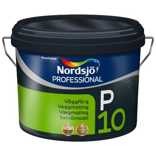 Seinavärv Nordsjö Professional P10 valge BW 2,5l pilt