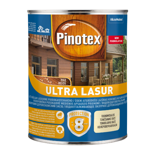 Puidukaitsevahend Pinotex Ultra Lasur värvitu 1l pilt