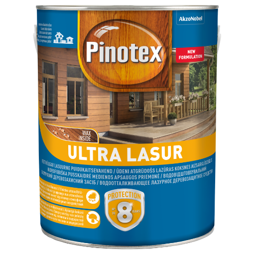 Puidukaitsevahend Pinotex Ultra Lasur pähkel 3l pilt