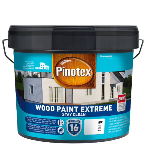 Puitfassaadivärv Pinotex Wood Paint Extreme valge BW 10l pilt