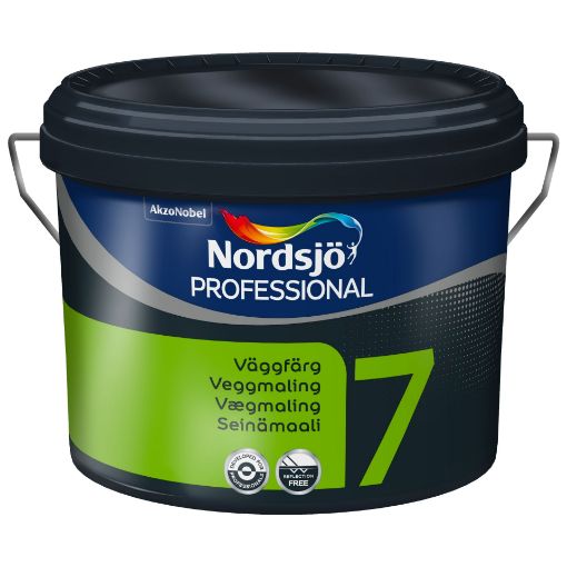 Seinavärv Nordsjö Professional 7 must 10l pilt
