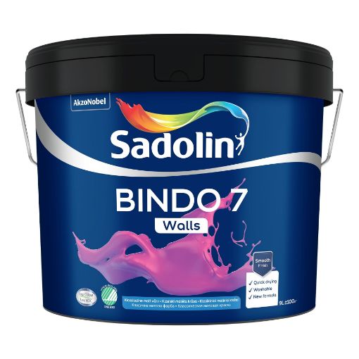 Seinavärv Sadolin Bindo 7 valge BW 9l pilt