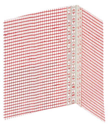 Nurgaprofiil Baumit PVC valge 100x150mm 2,5m GEW1015-250-160 pilt