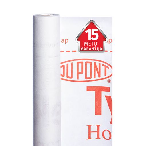 Tuuletõkkekangas Tyvek Housewrap 1060B 3x50m 150m² pilt