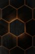 Seinapaneeli lamp Hexa XL Thermo Black Abach LED pilt