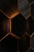 Seinapaneeli lamp Hexa XL Thermo Black Abach LED pilt