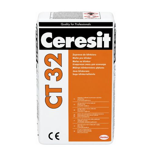 Vuugisegu klinkertellistele Ceresit CT32 Natural White 25kg pilt