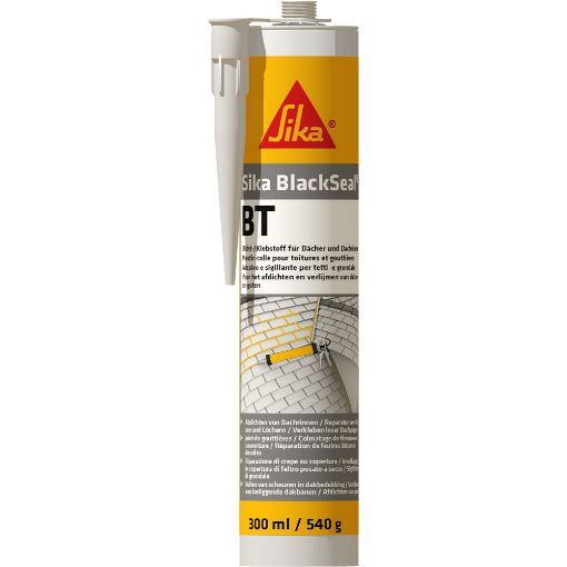 Liimhermeetik Sika BlackSeal BT 300ml must pilt