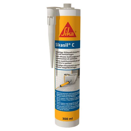 Sanitaarsilikoon Sikasil-C medium grey 300ml pilt