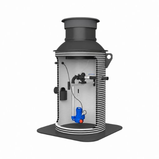 Pumpla IWS Strong 1000 reoveele 1 pump KSB Ama 503 malm luuk pilt