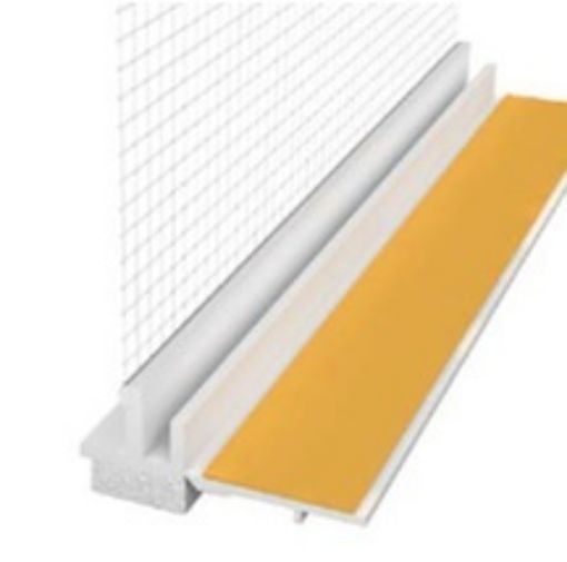 Aknaliiteprofiil PVC Baumit Basic valge 2,4m pilt